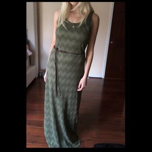 Olive Green Maxi Dress🌟